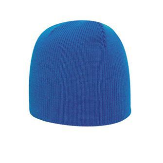 Acrylic knit solid color beanies, 8 1/2