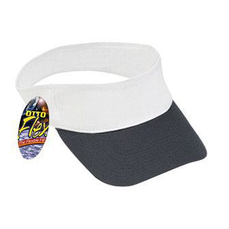 OTTO Flex stretchable brushed cotton twill two tone color sun visors