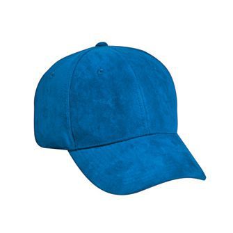 Polyester microfiber suede solid color six panel low profile pro style caps