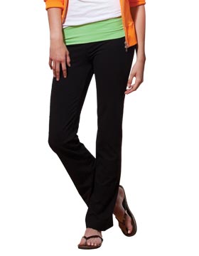 Enza 165T79 - Ladies Fold Over Yoga 