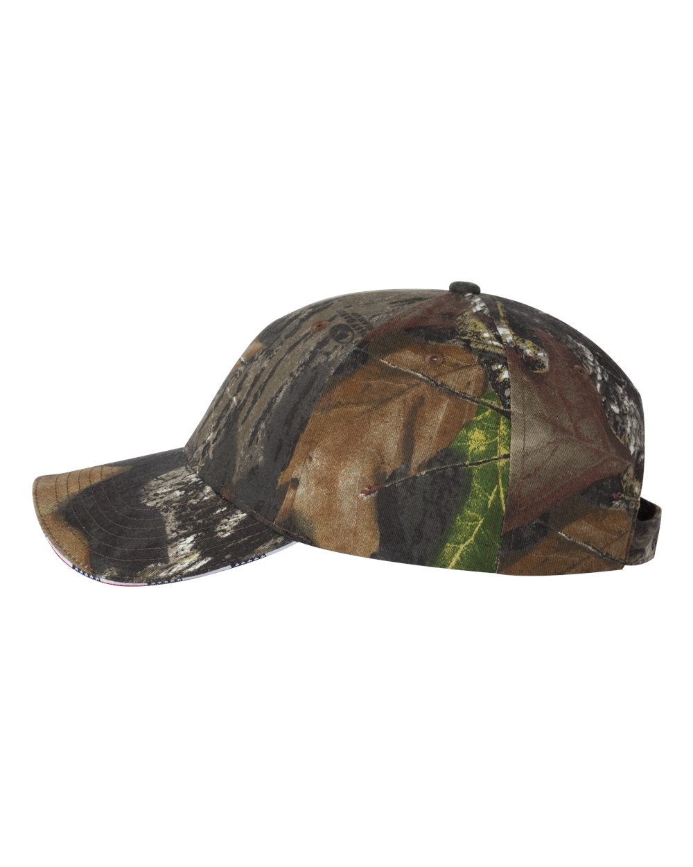 KATI LC924 Camouflage Cap with American Flag Sandwich Bill