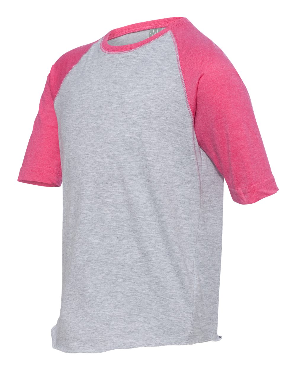 LAT Youth Vintage Fine Jersey Three-Quarter Sleeve Baseball T-Shirt - 6130