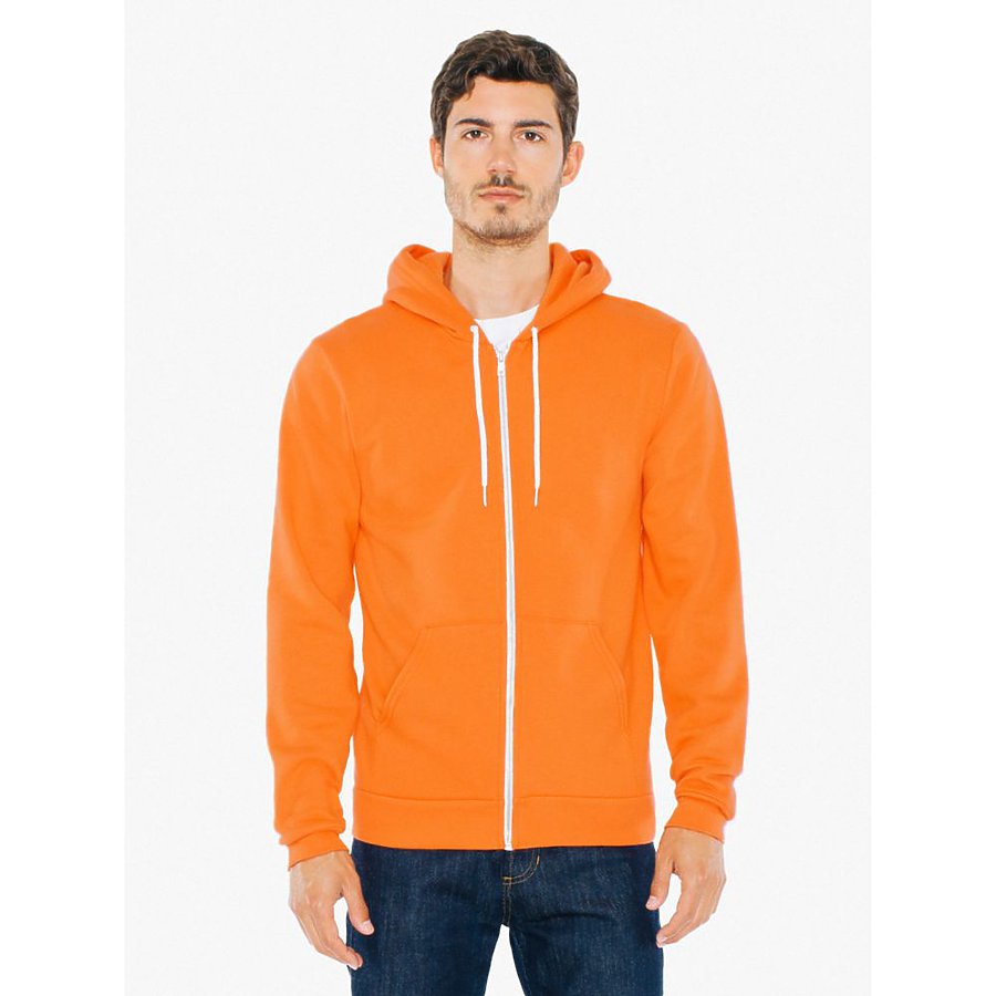 Felpa Con Cappuccio Uomo Americano Originale 330GSM - Zip Up, Tasche Frontali, Taglie S-3XL - 3