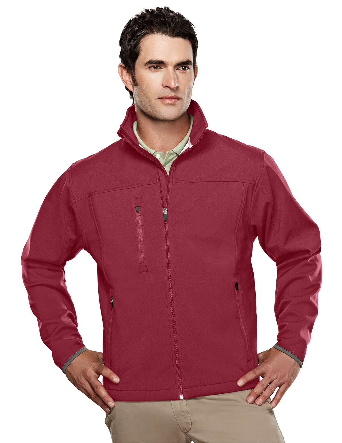 click to view Cranberry/Dark Gray