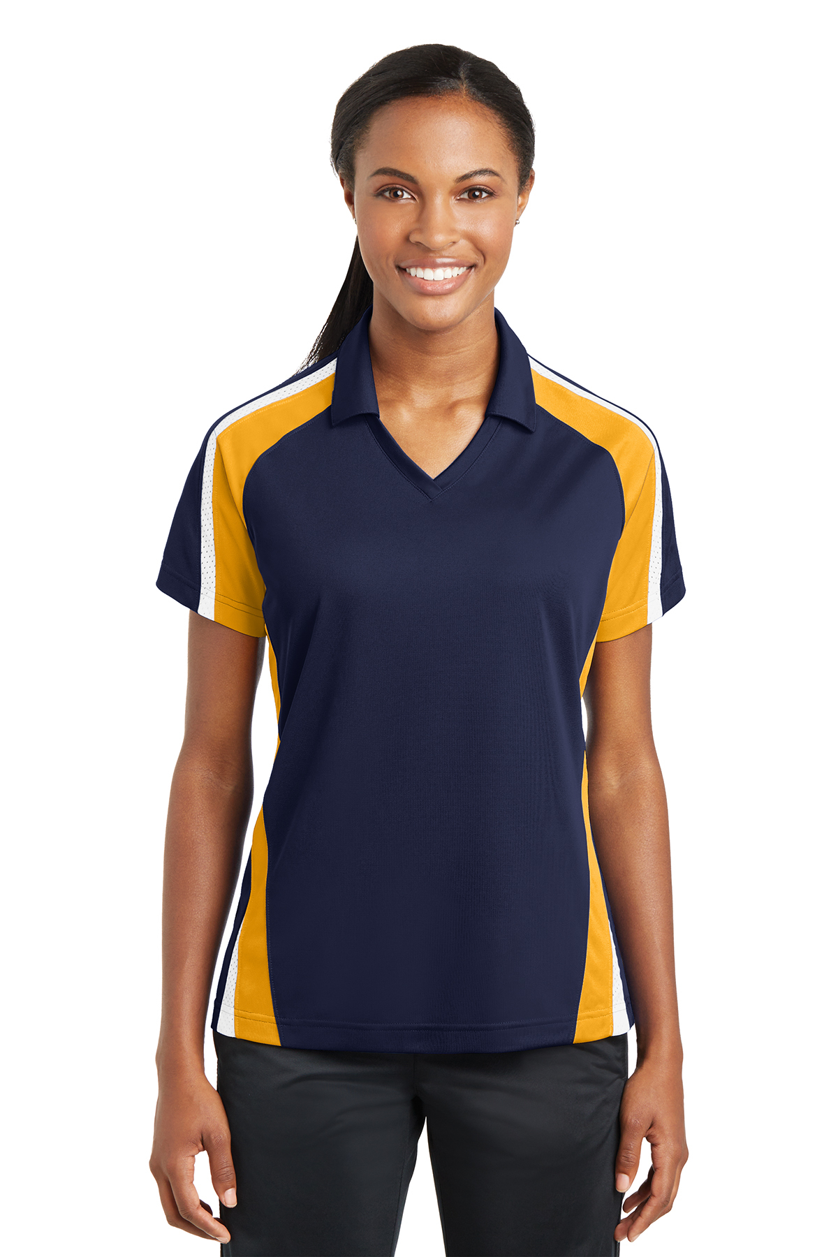 click to view True Navy/Gold/White