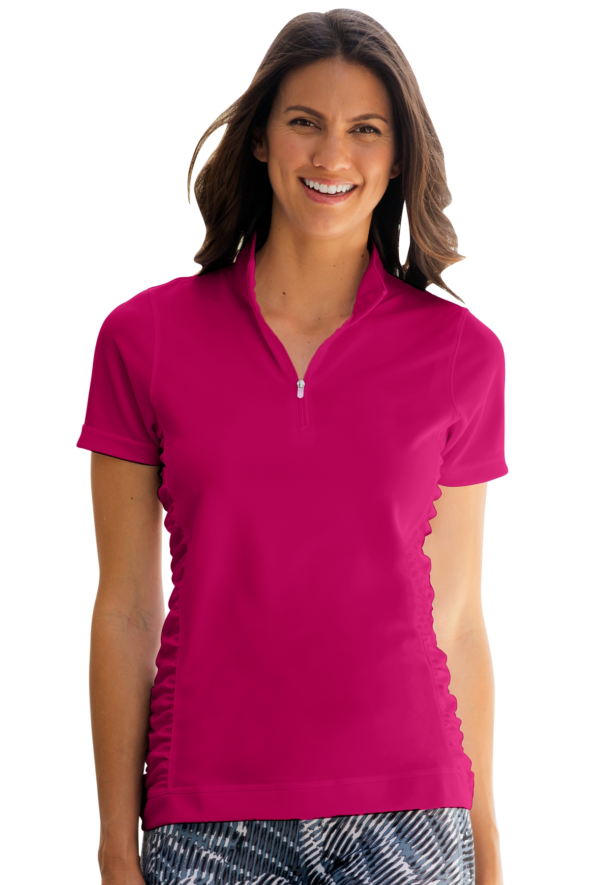 Vansport 2611 - Women's Omega Ruched Polo