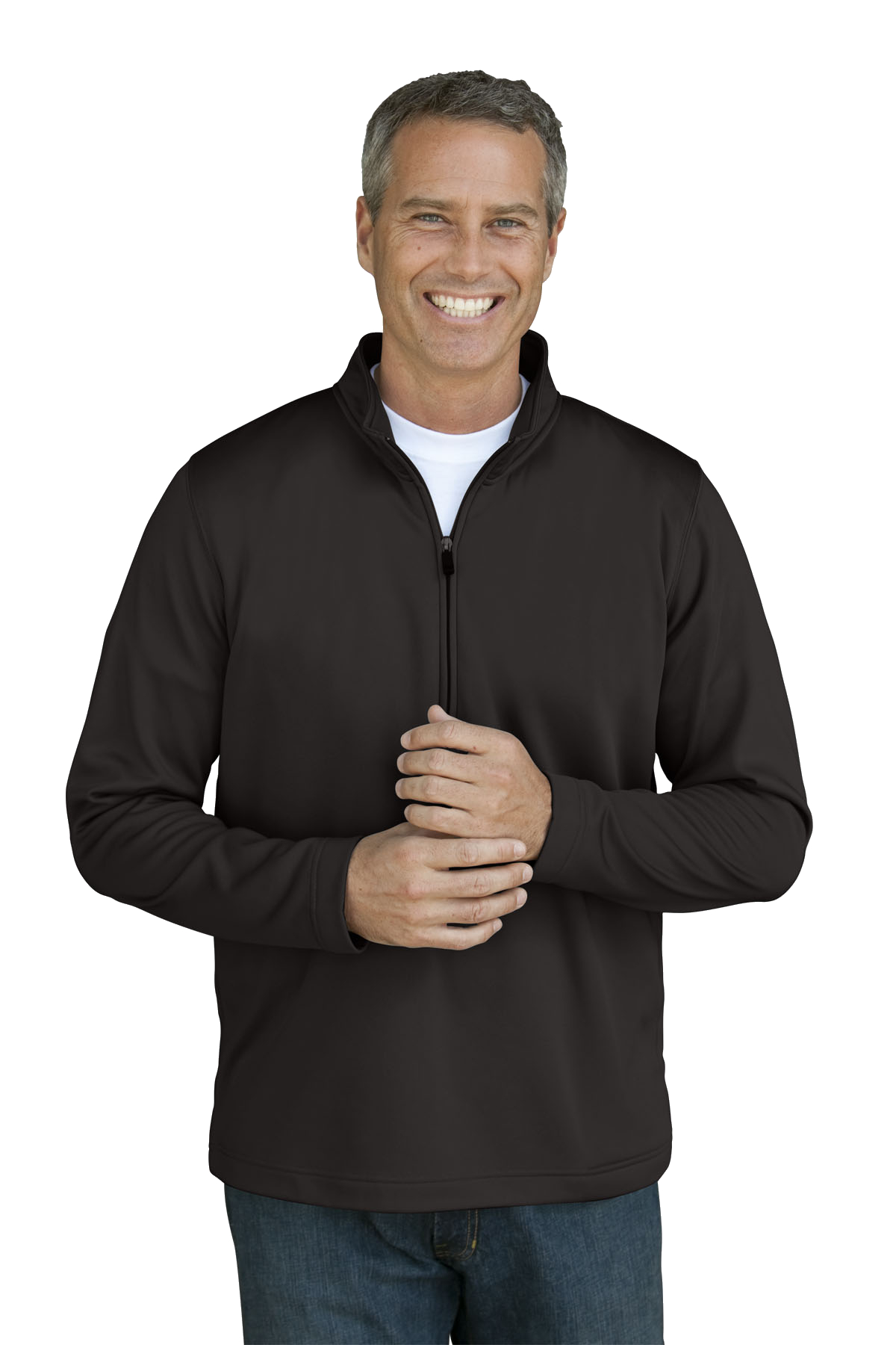 Vantage 3270 - Quarter Zip Brushed Back Micro-Fleece Pullover