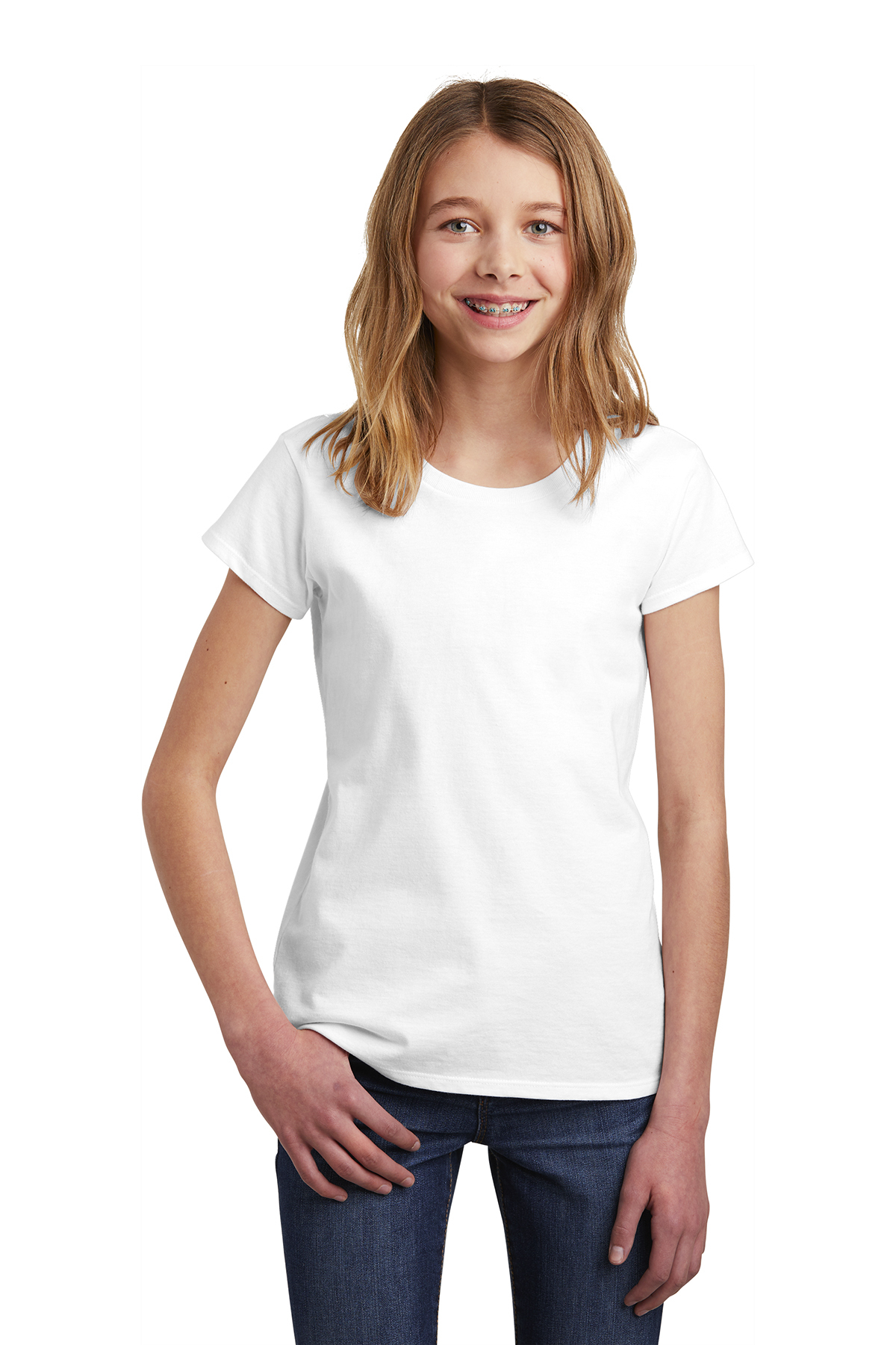 District DT6001YG - Girls Very Important Tee