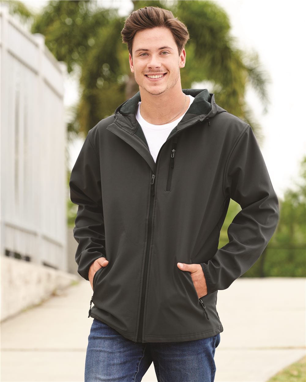 Independent Trading Co. EXP35SSZ - Men's Poly-Tech Soft Shell Jacket
