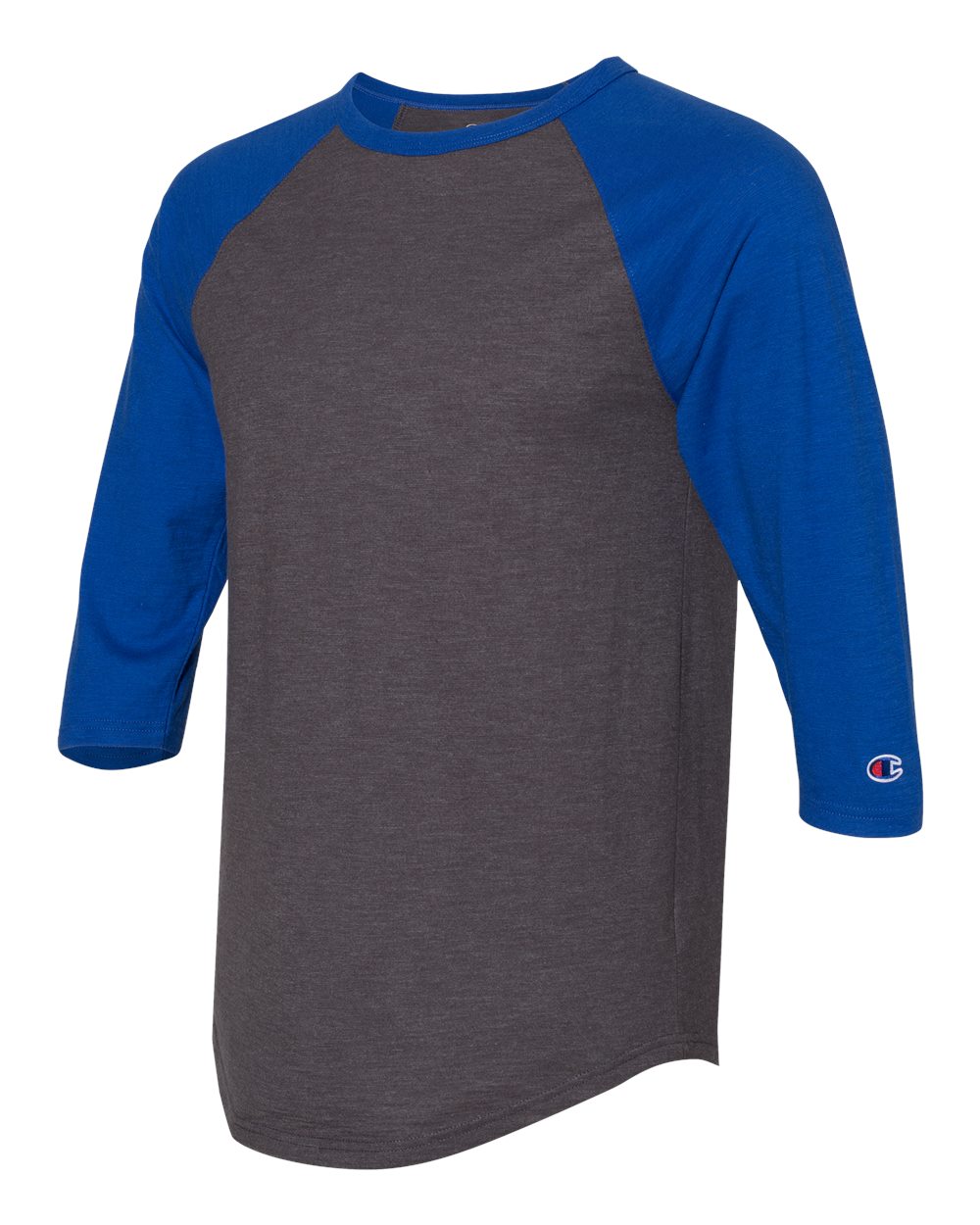 click to view Charcoal Heather/ Athletic Royal