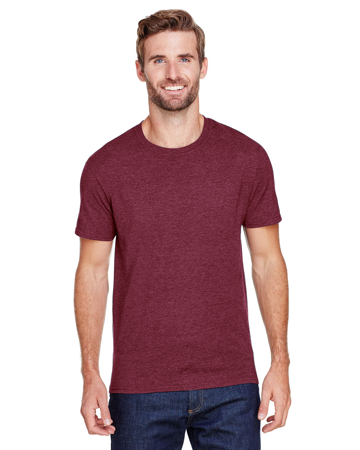 click to view MAROON HEATHER