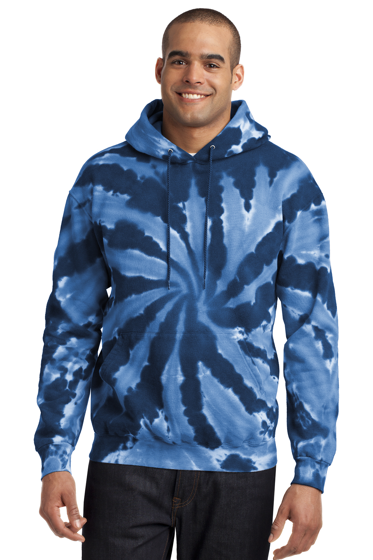 Port & Company PC146 Essential Tie-Dye Pullover Hooded Sweatshirt