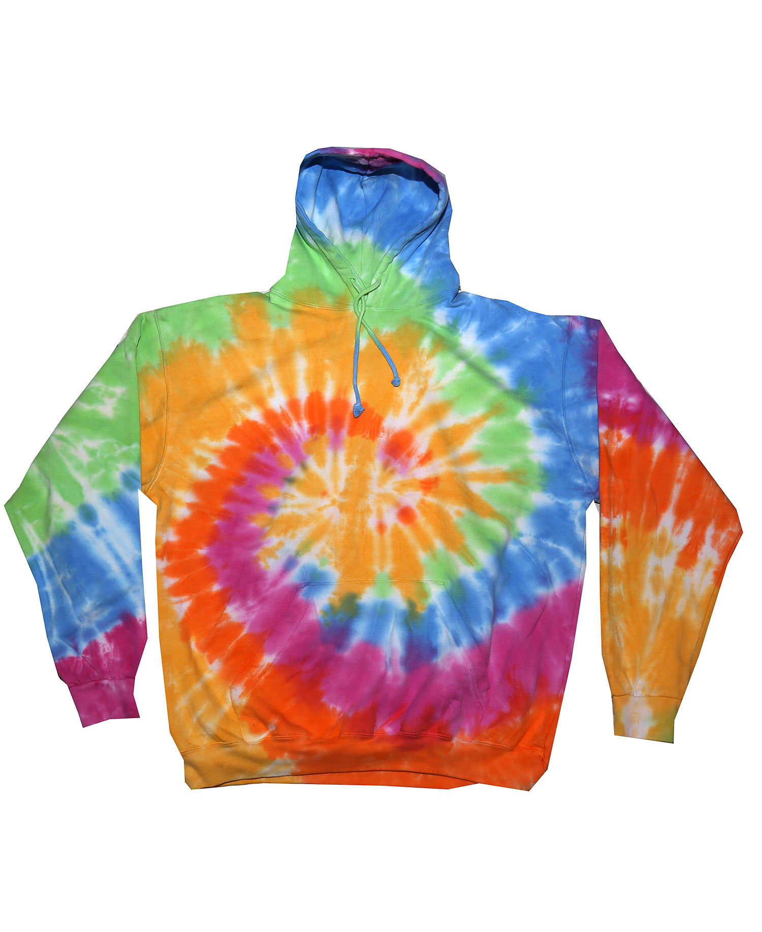 Colortone 8777 - Adult Tie Dye Hooded Pullover $26.05 - Sweatshirts