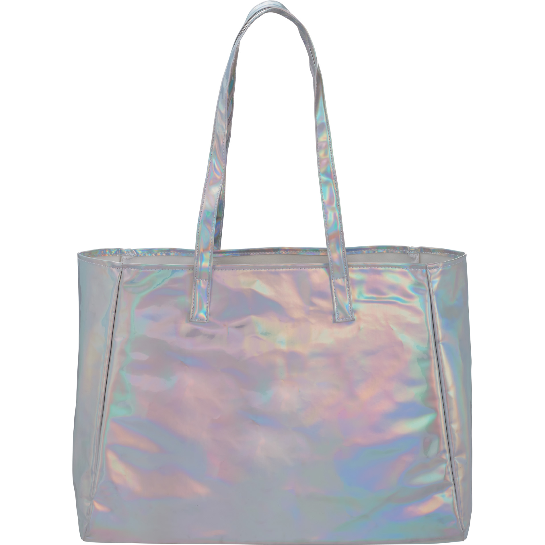 LEEDS 2190-10 - Holographic Shopper Tote