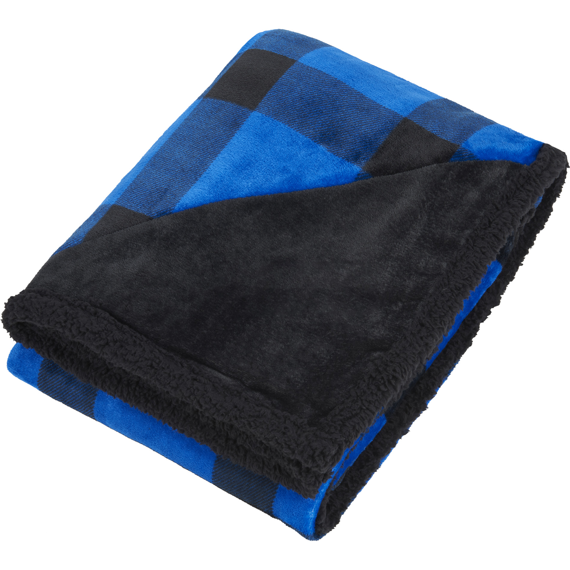 Blue Buffalo Plaid Blanket