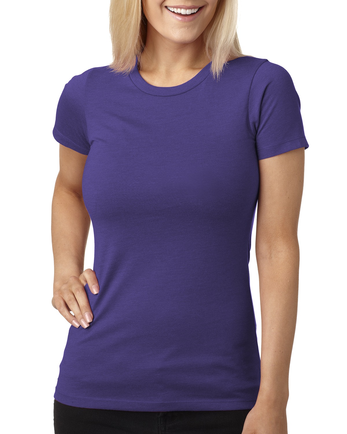 Next Level 6610 - Womens CVC Short Sleeve Crew $5.93 - T-Shirts