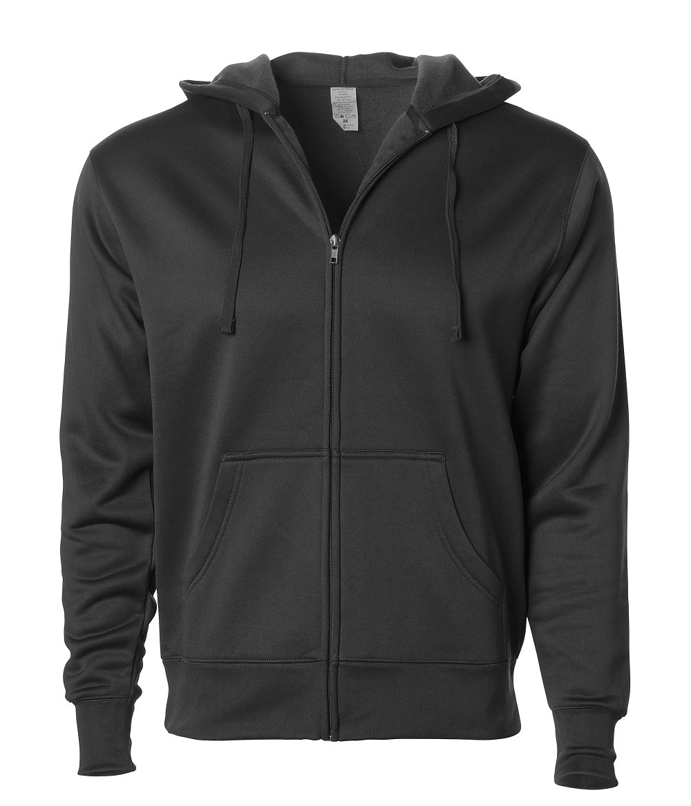 Independent Trading Co. EXP444PZ - Poly-Tech Zip Hooded Jacket