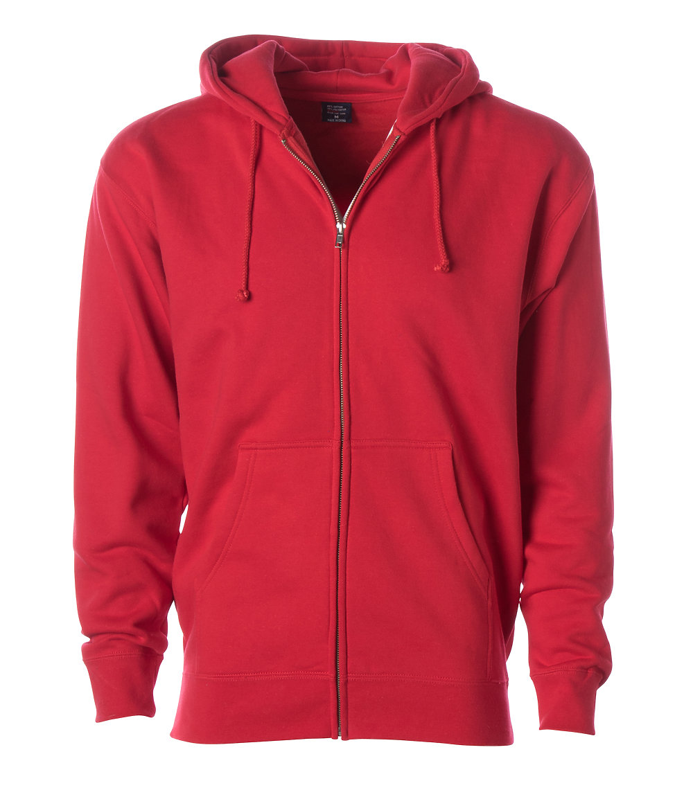 IND4000Z Hooded Full-Zip Sweatshirt Independent Trading Co 