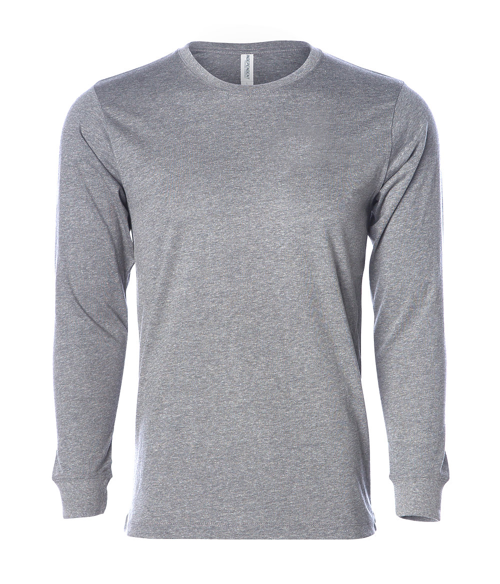 Independent Trading Co. PRM12LSB - Men's Long Sleeve Special Blend T-Shirt