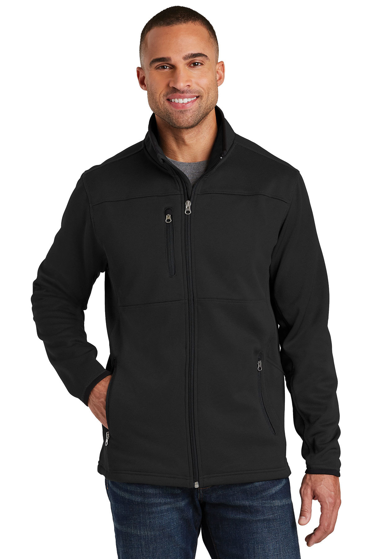 Port Authority® F222 Pique Fleece Jacket