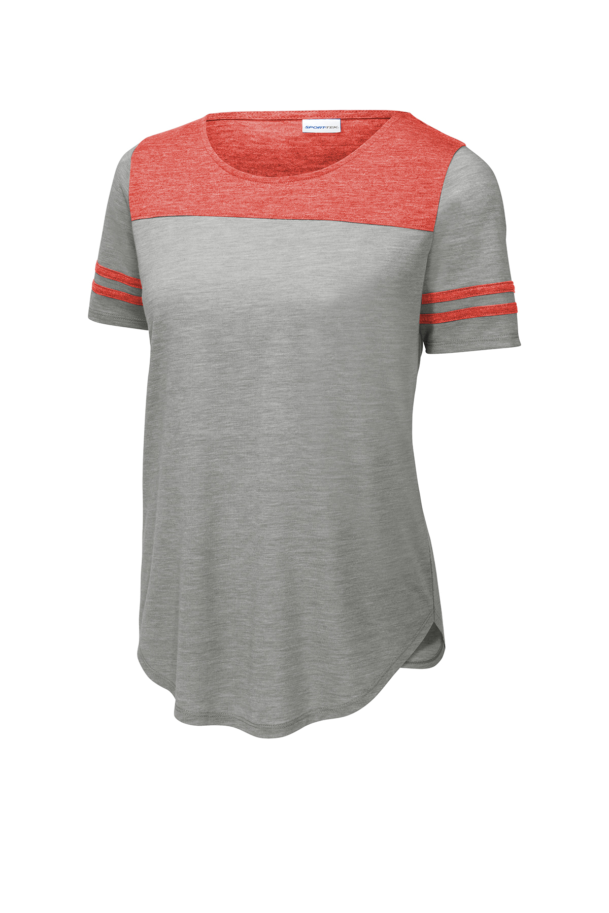 click to view True Red Heather/ Light Grey Heather