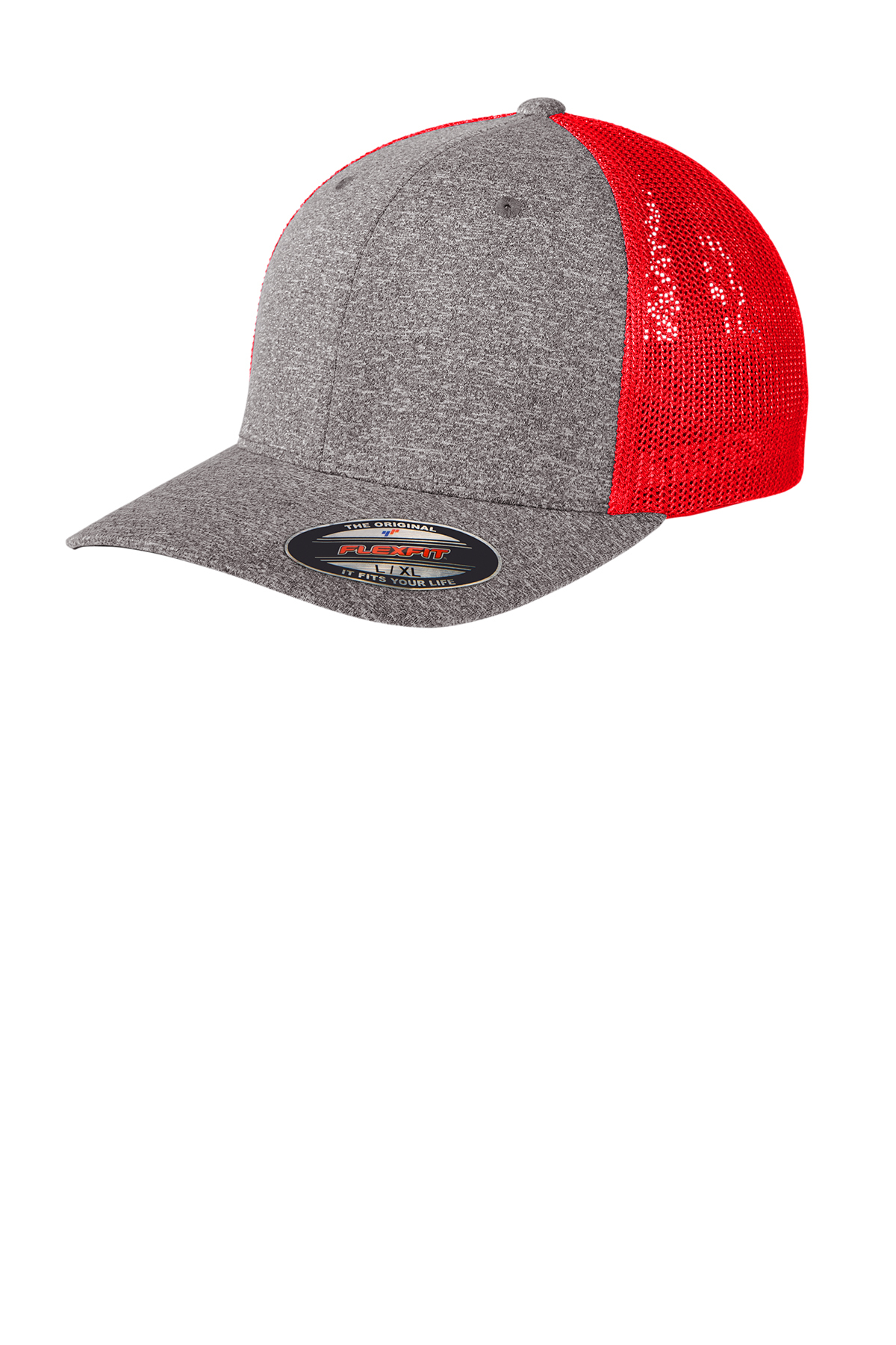 click to view True Red/ Grey Heather