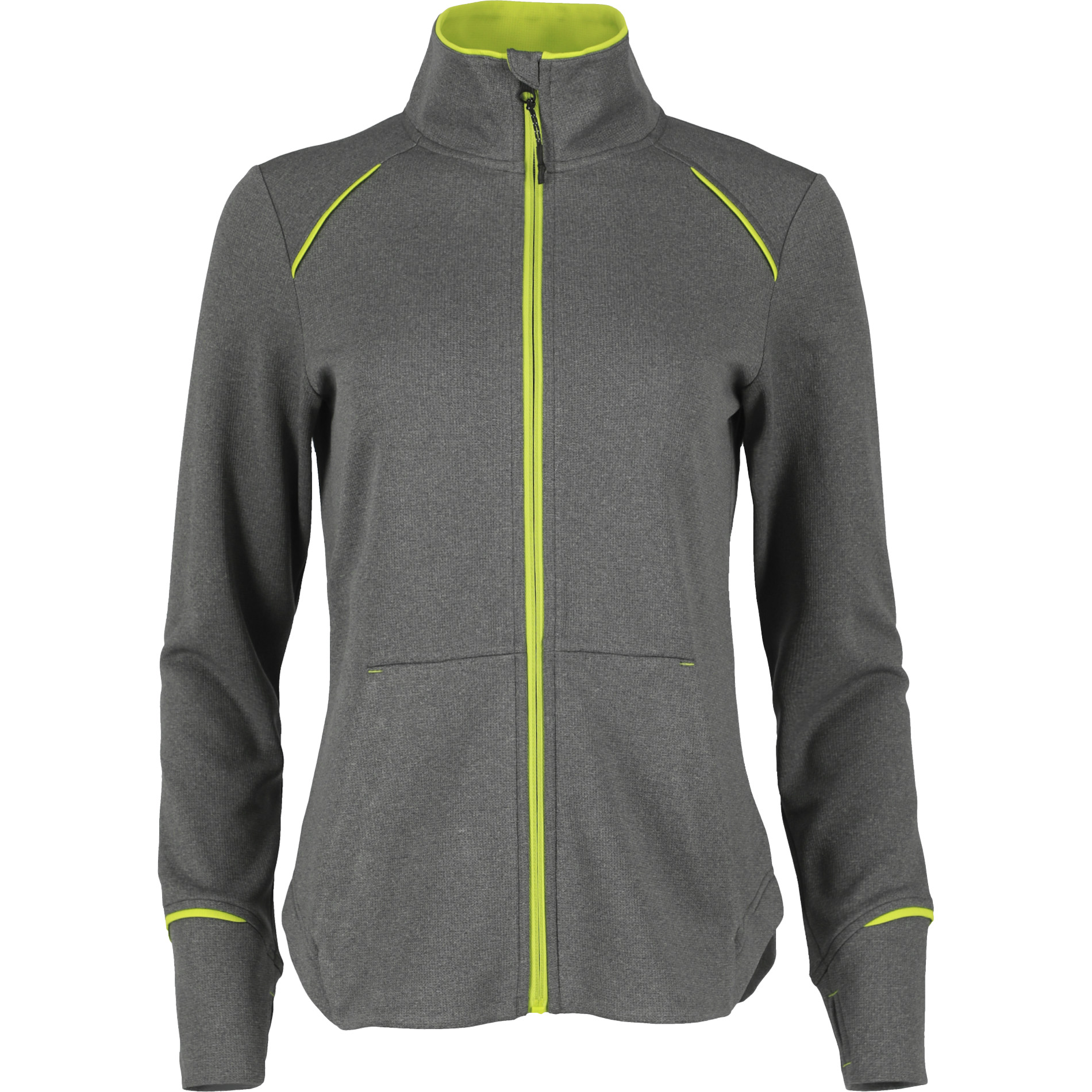 click to view Hi-Liter Green/Heather Charcoal