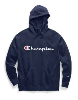 Champion GF934-S - Women's Powerblend® Fleece Pullover Hoodie - Script Logo