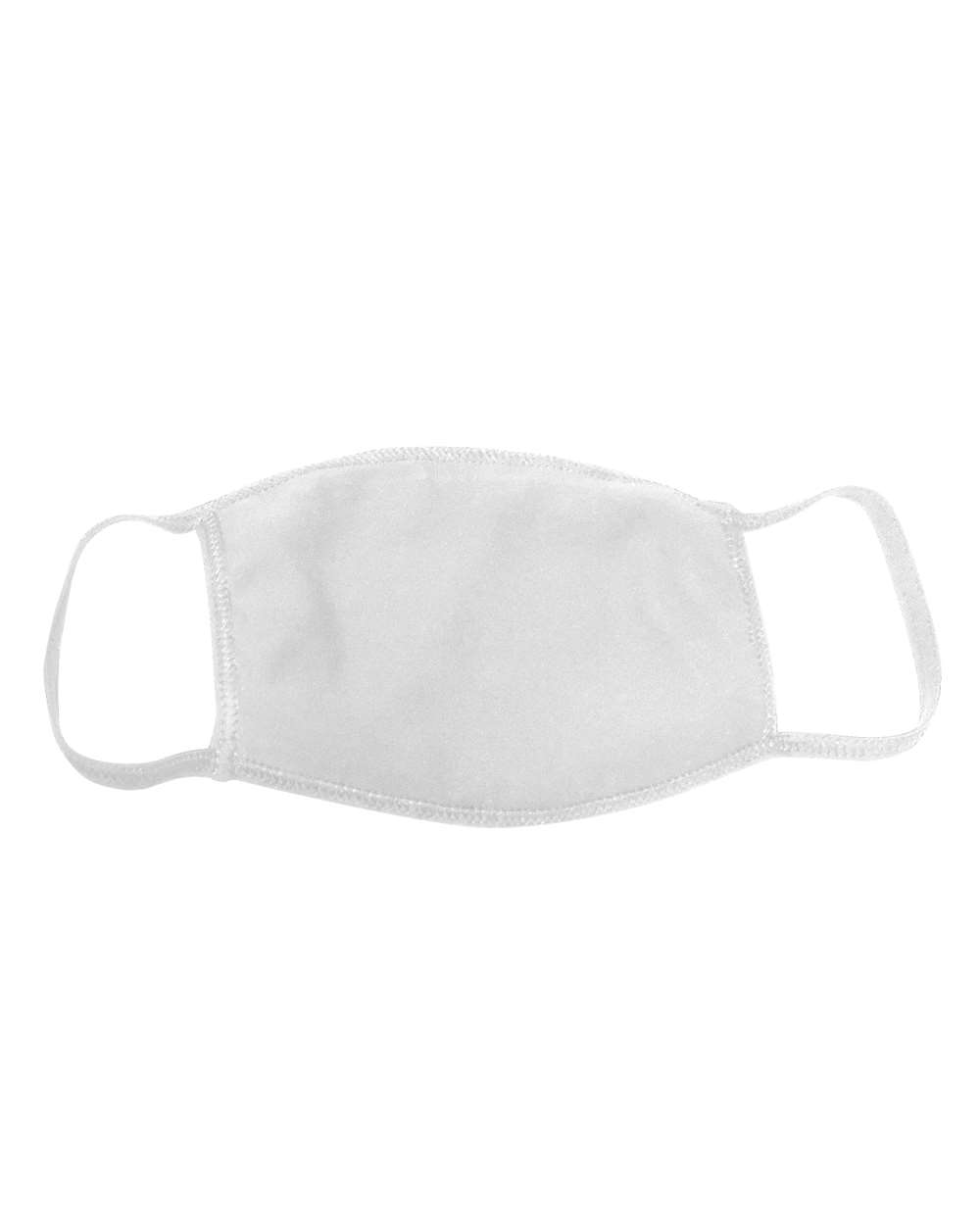 Bayside 1900 - USA-Made 100% Cotton Face Mask 25/PACK