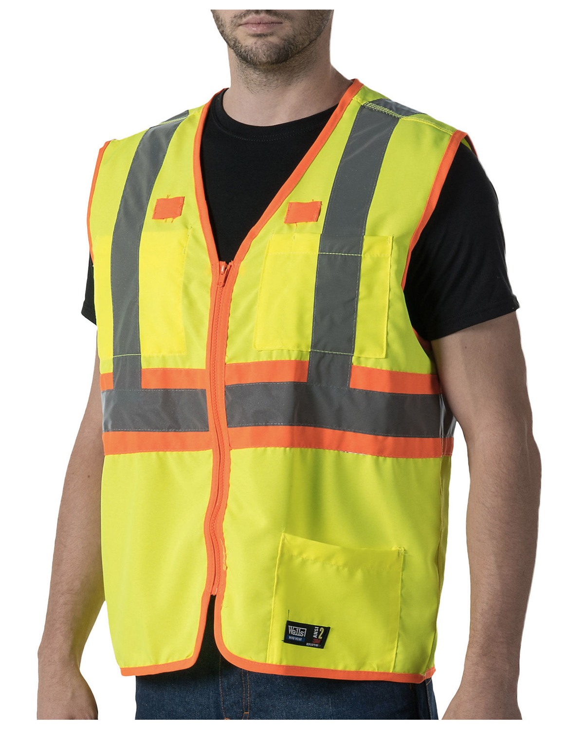 Walls Outdoor W38230 - Men's ANSI II Premium Safety Vest
