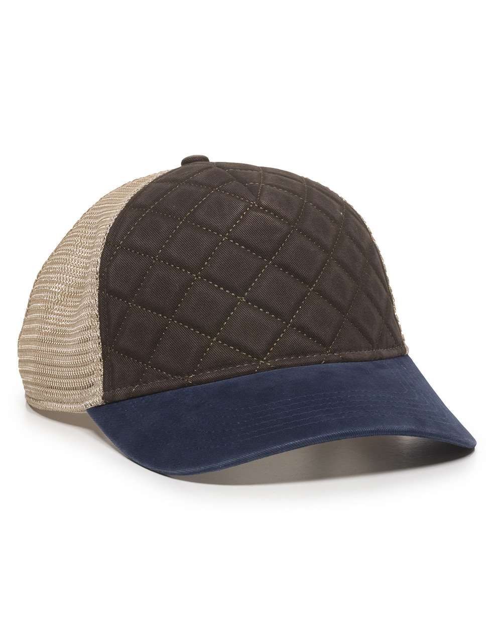 Outdoor Cap QLT100M - Quilted Front Mesh Back Cap
