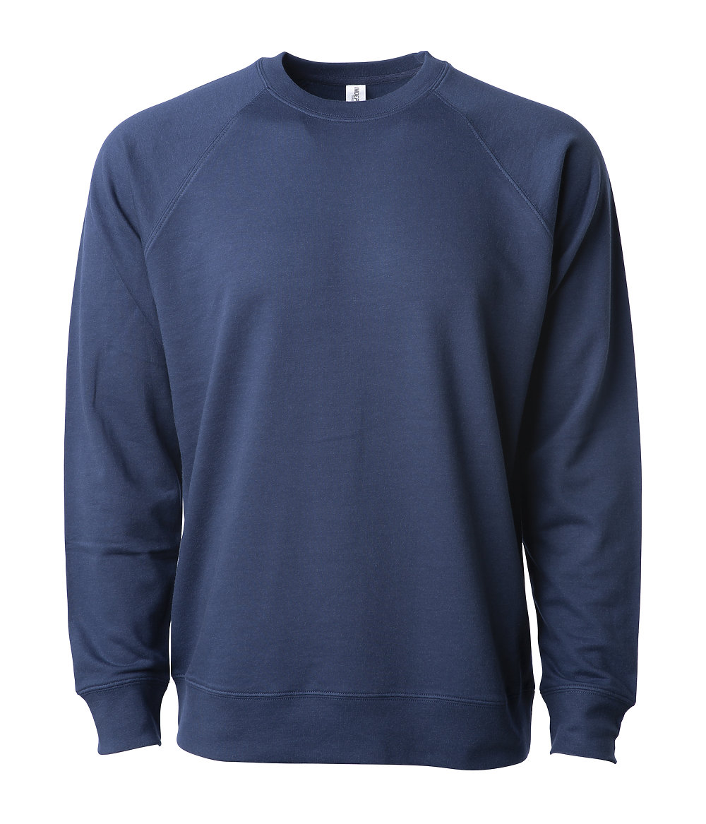 Independent Trading Co. SS1000C - Unisex Lightweight Loopback Crew $11. ...