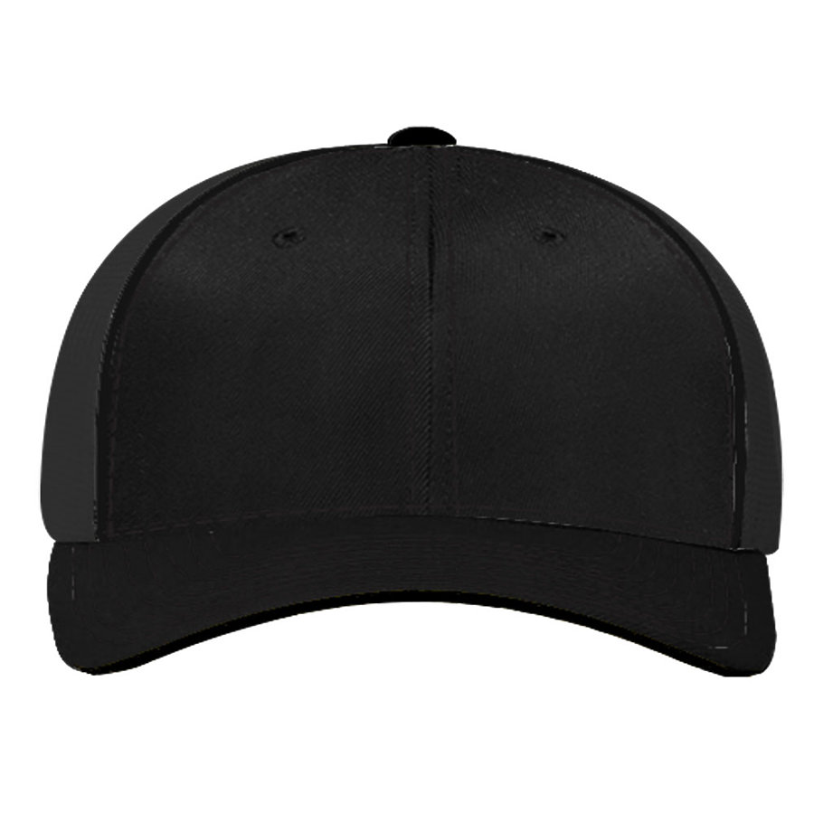 All Black/Grey Flag LG/XL WORTH Hat by Pacific 404M 