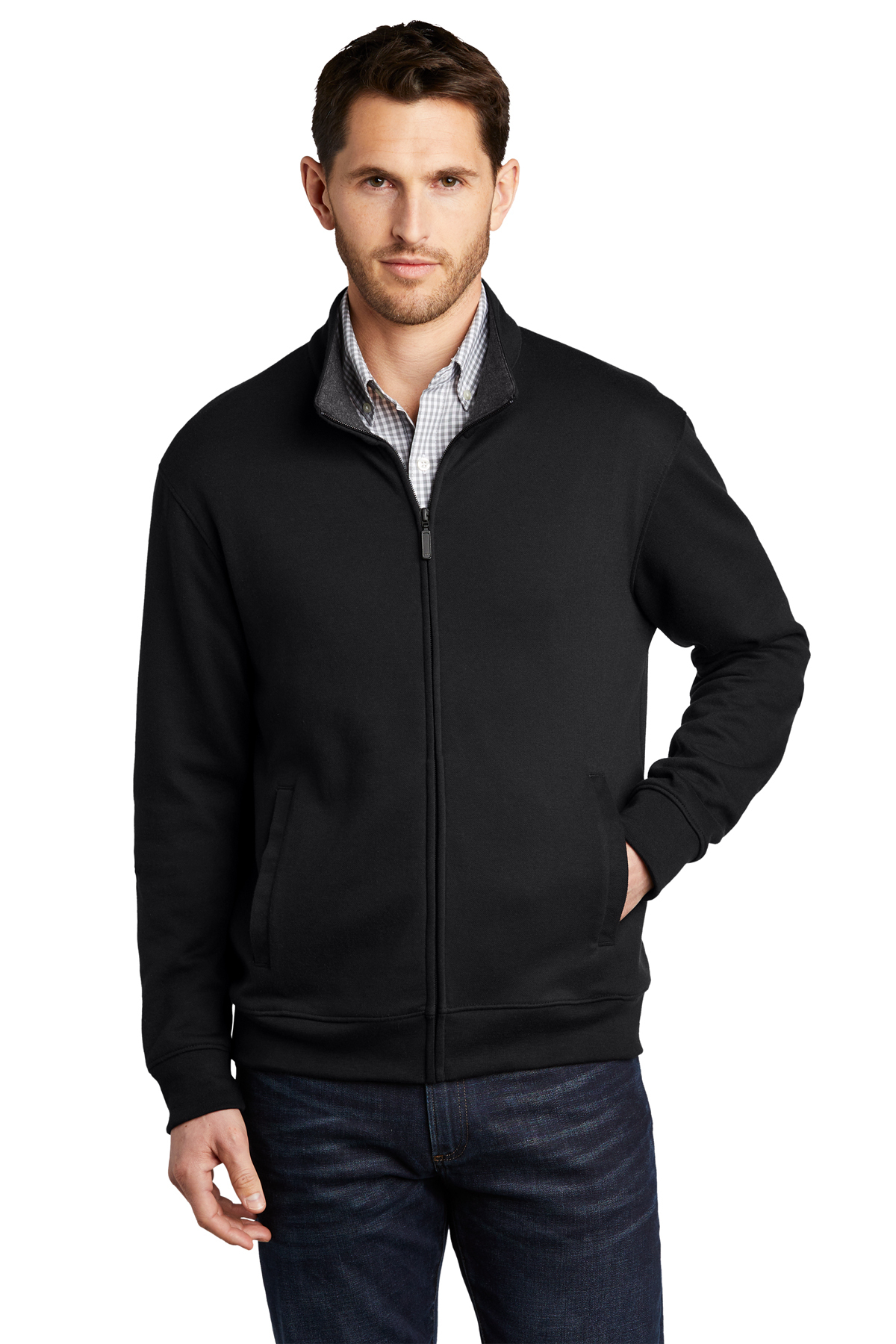 click to view Deep Black/ Charcoal Heather