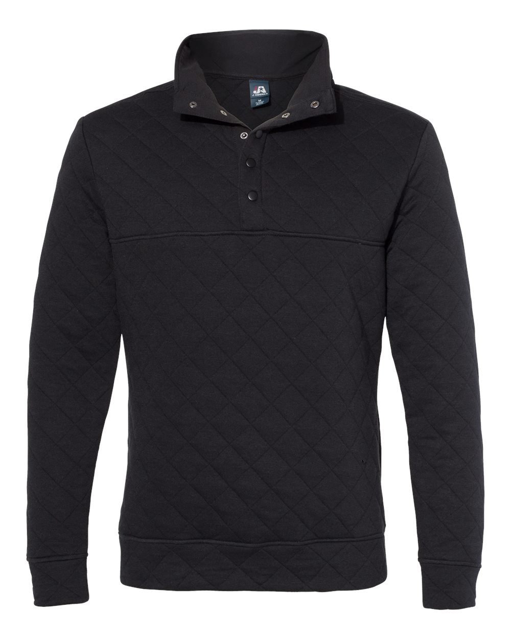 J. America - 8890 - Quilted Snap Pullover