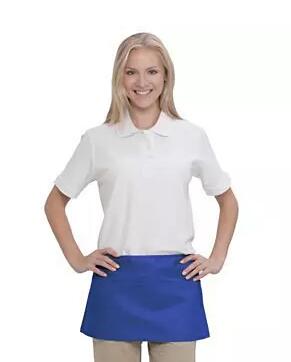 7.5 oz. cotton twill solid color three pocket waist aprons