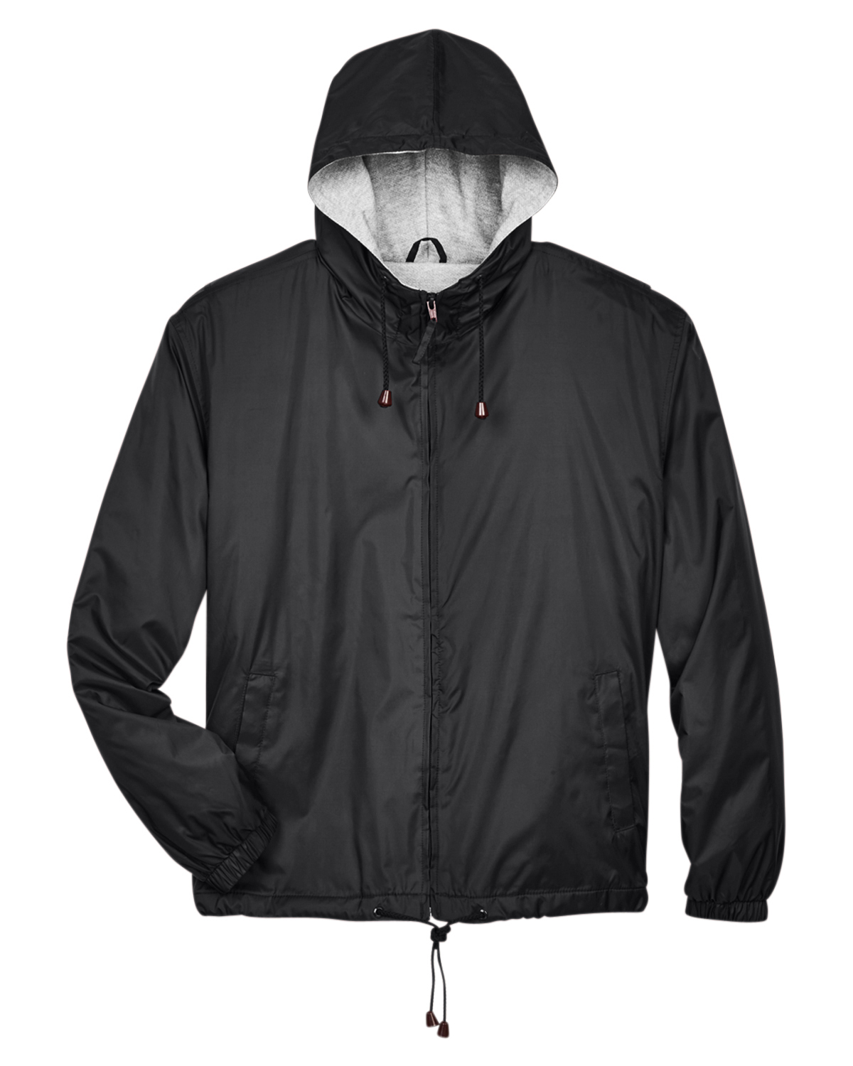 UltraClub 8915-Adult Fleece-Lined Hooded Jacket
