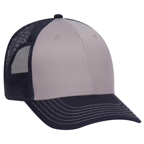 Ottocap 83-1239 - 6-Panel Low Profile Contrast Stitch Mesh Back Cap $5.25 -  Headwear