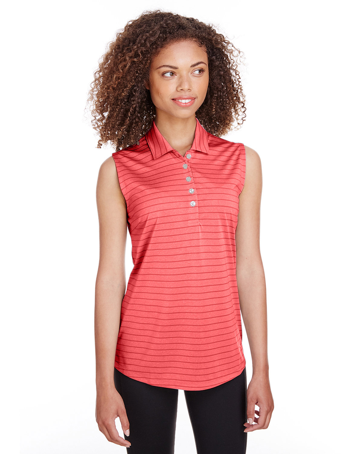 Puma 597222 - Ladies Rotation Stripe Sleeveless Golf Polo