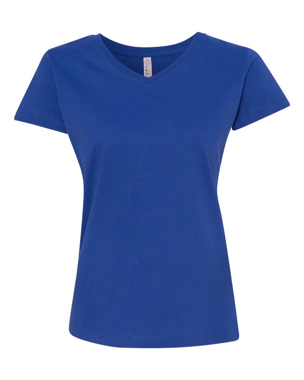 LAT 3507 - Ladies' V-Neck Fine Jersey T-Shirt $5.57 - T-Shirts