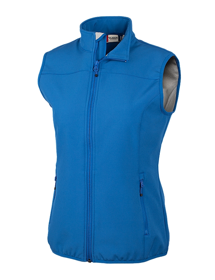 CUTTER & BUCK LQO00055 - Clique Trail Eco Stretch Softshell Women's Full Zip Vest