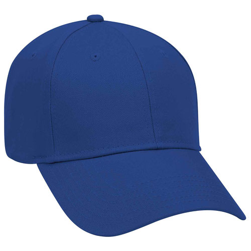 Cotton twill solid color six panel low profile pro style caps