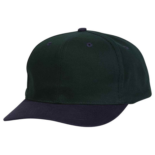 Brushed cotton twill two tone color six panel pro style caps