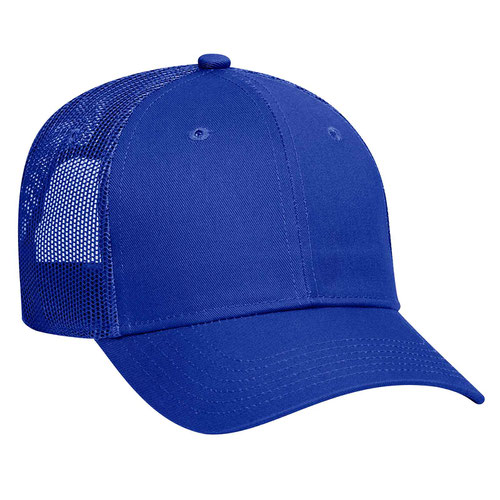 OTTO Cap 83-473 - Cotton Blend Twill 6-Panel Low Profile Trucker Hat