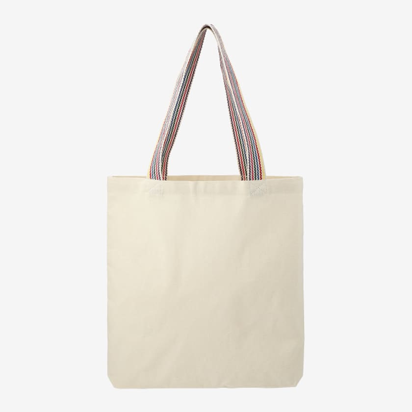 LEEDS 7901-01 - Rainbow Recycled 6oz Cotton Convention Tote