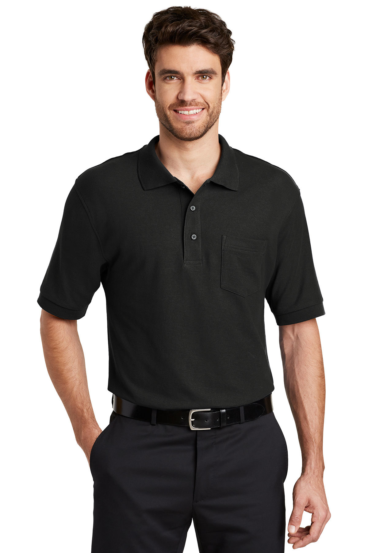 Port Authority® TLK500P - Tall Silk Touch Polo with Pocket