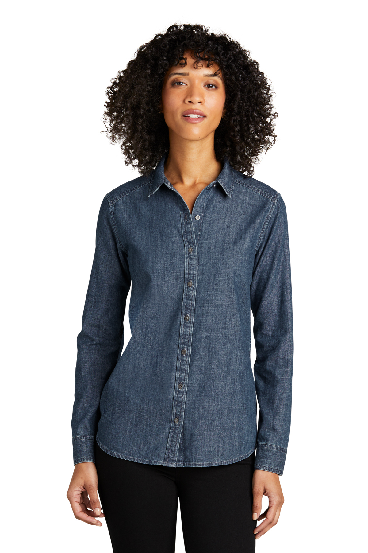 Port Authority LW676 - Ladies Long Sleeve Perfect Denim Shirt