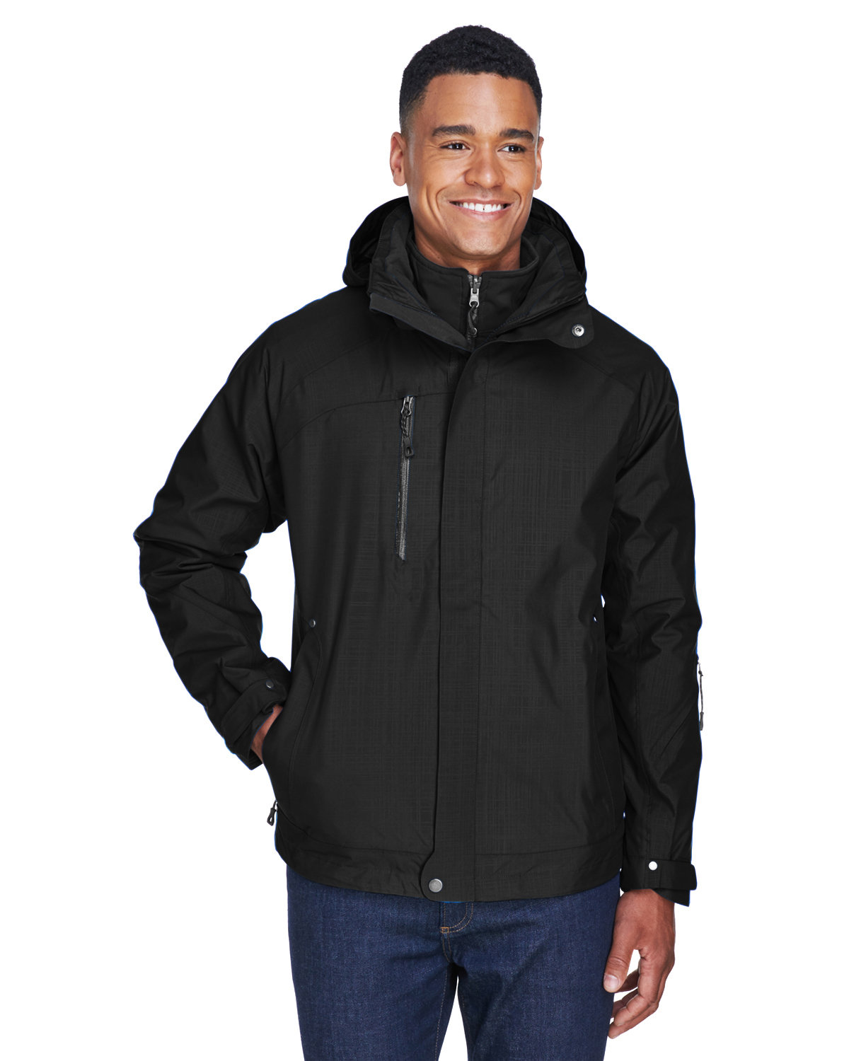 North End 88178 - Men's Caprice 3-In-1 Jacket With Soft Shell Liner