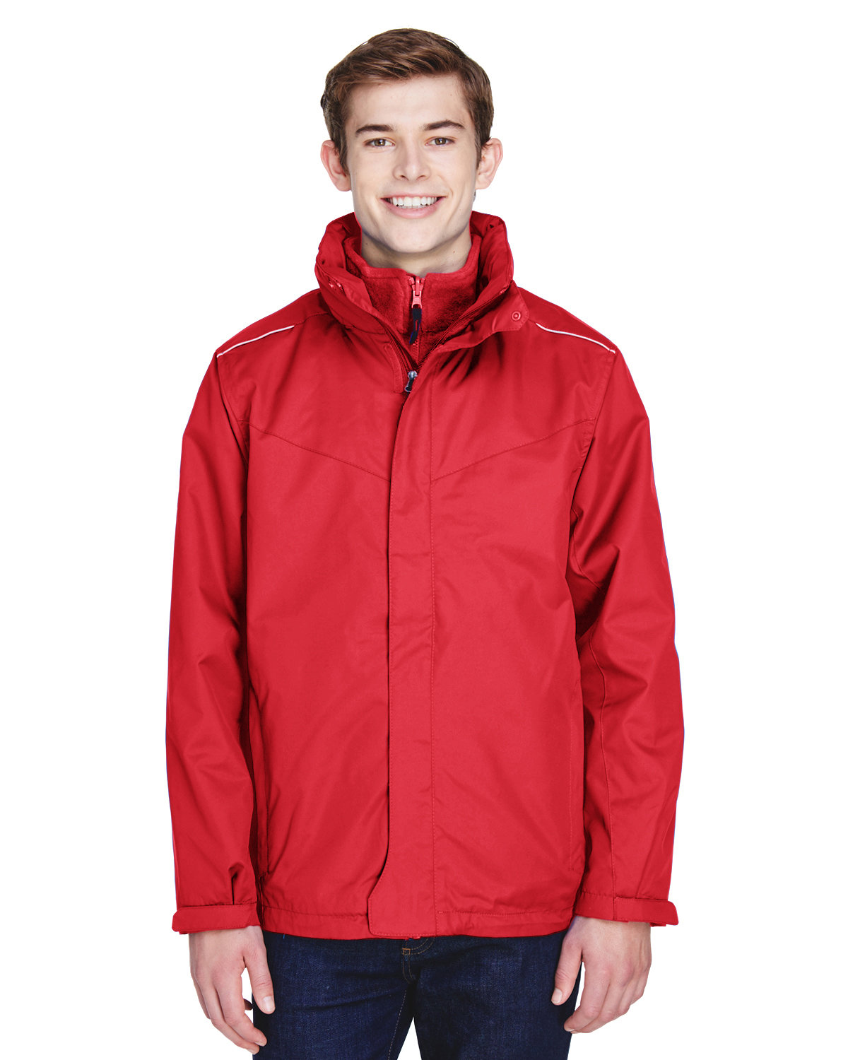 Core 365 88205 - Men's Region 3-in-1 Jacket with Fleece Liner