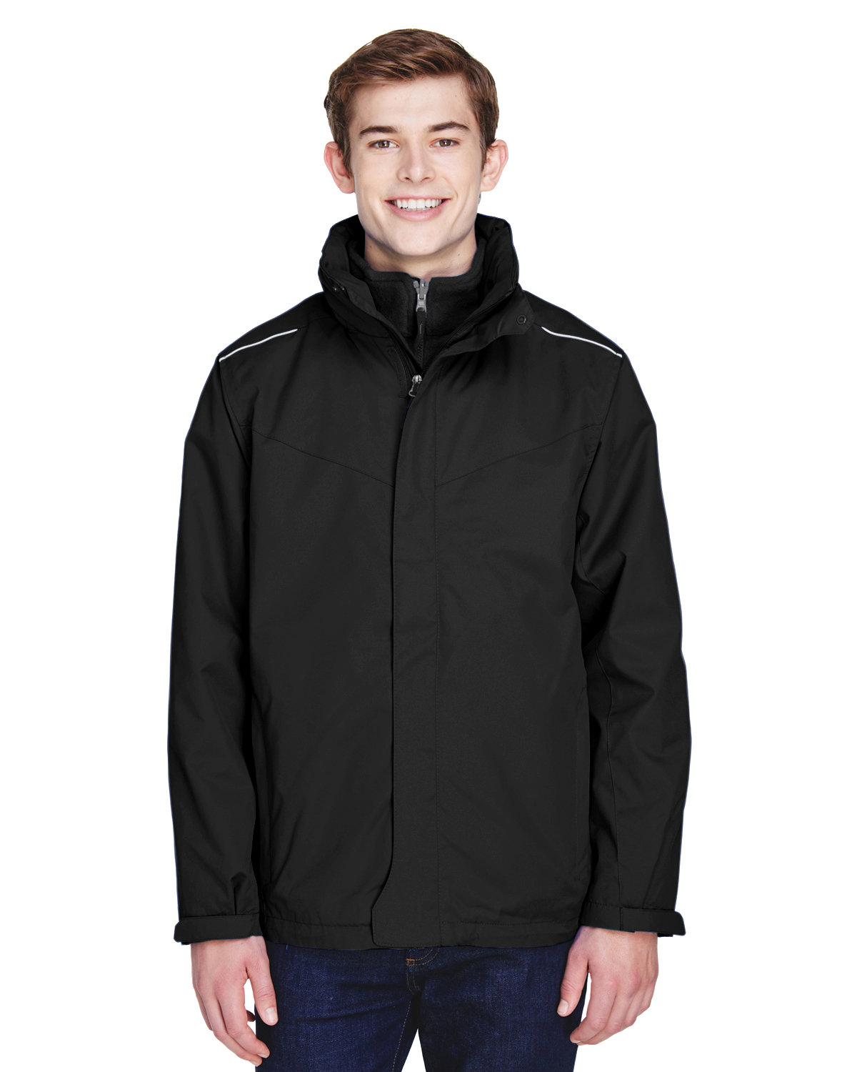 Core 365 88205T - Men's Tall Region 3-in-1 Jacket with Fleece Liner